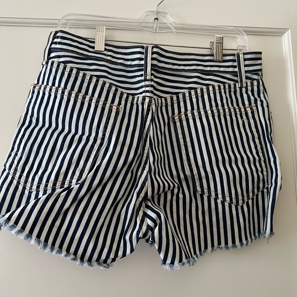 BARELY WORN Striped Rag & Bone Shorts - Picture 2 of 5